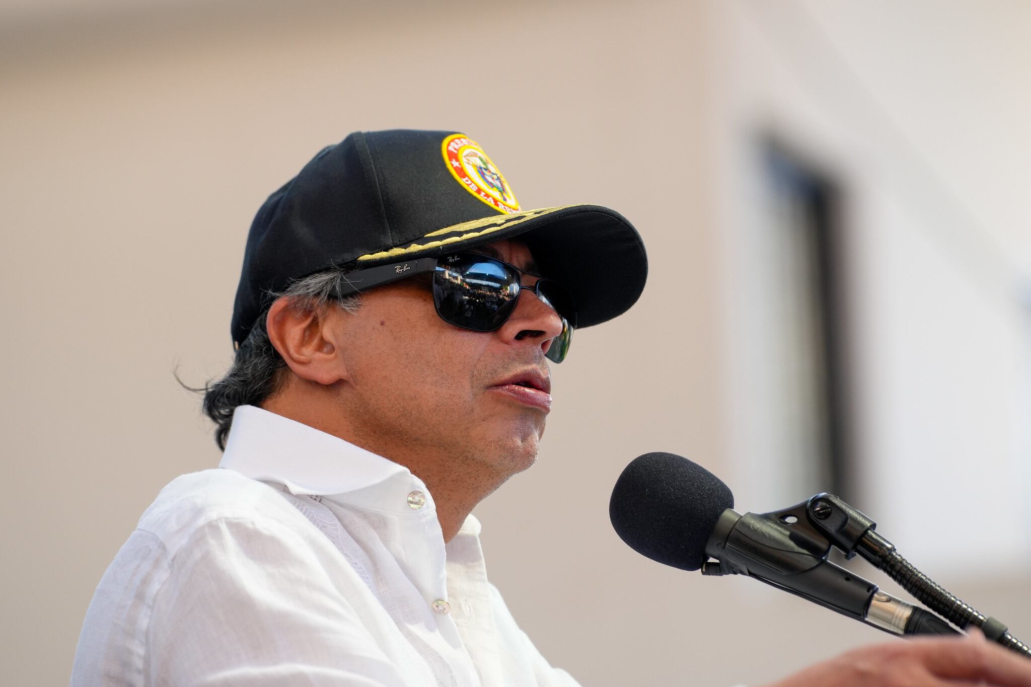 El presidente, Gustavo Petro, el 11 de febrero de 2026 en Chaparral (Tolima)