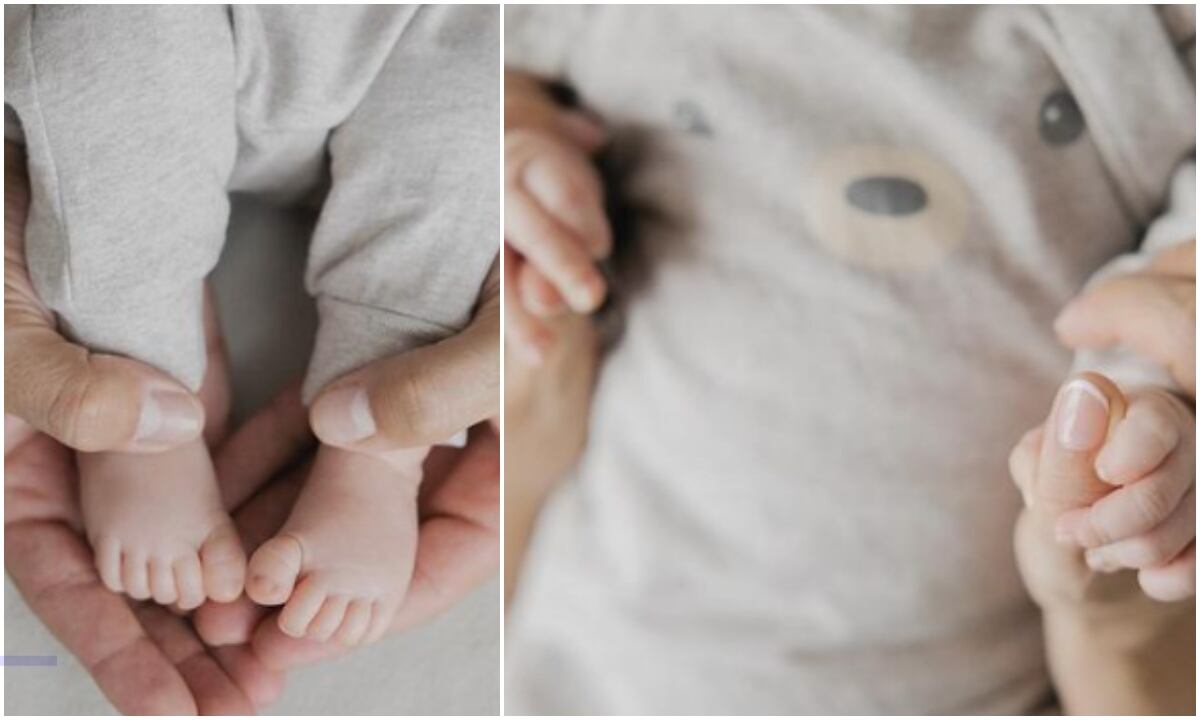 Con unas tiernas fotos de su bebé reaparecieron Valentina Rendón y Matías Mier