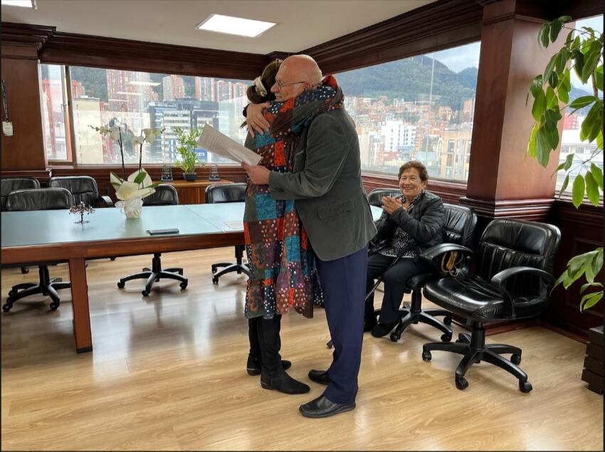 Alba Rocío Jiménez y Francisco Rossi.