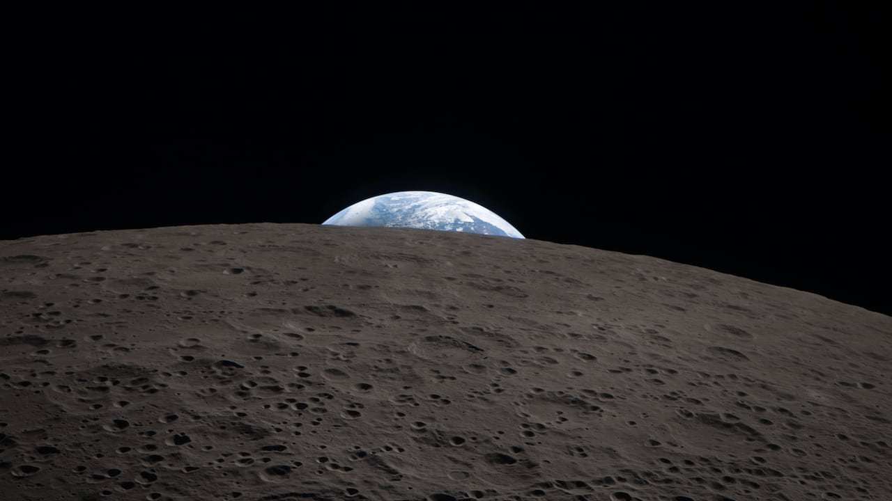 La Nasa reveló nuevas fotos tomadas por la tripulación de la misión Artemis II.