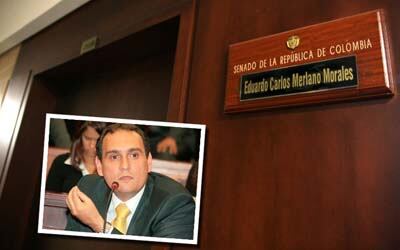 La oficina 211 B del Congreso ha permanecido cerrada. El senador Eduardo Merlano no la ha visitado en una semana donde la opinión pública cuestiona su conducta. 