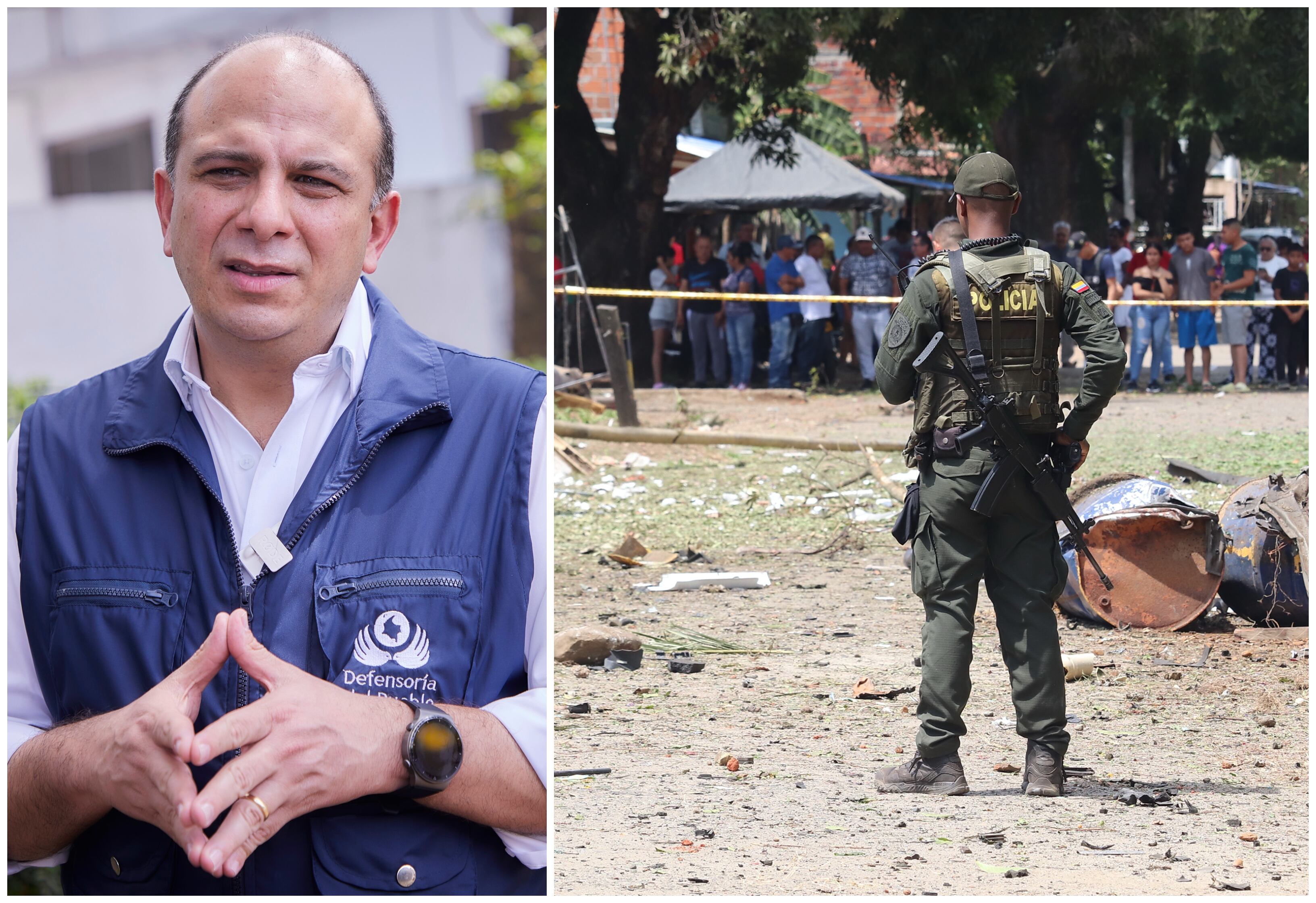 El defensor del Pueblo se refirió a las implicaciones electorales que podría generar el atentado en Jamundí.