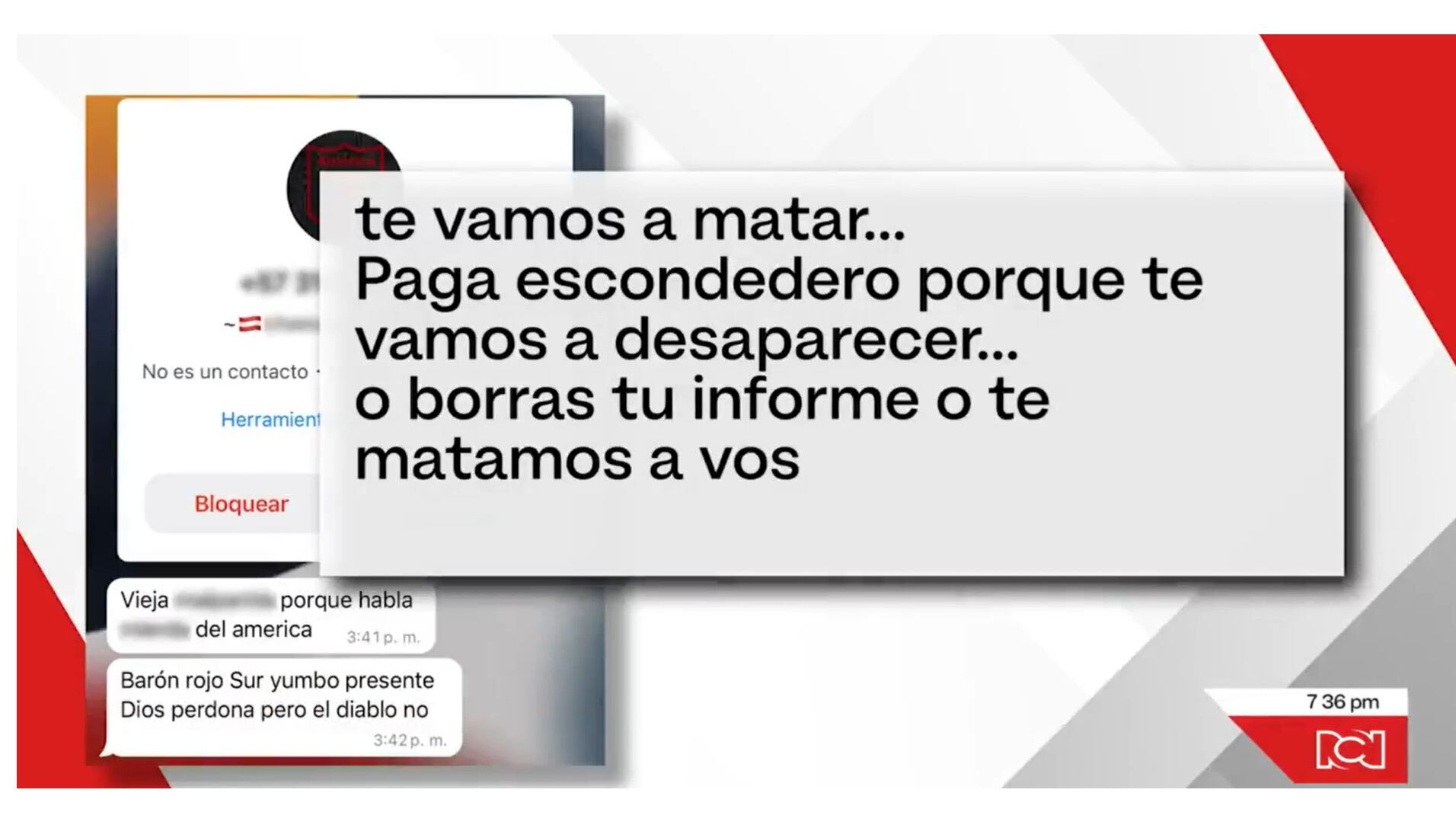 “¿Qué nos está pasando como sociedad y qué está pasando con desadaptados como estos y qué podemos hacer para que esto no ocurra más?”, se preguntó el director de Noticias RCN.