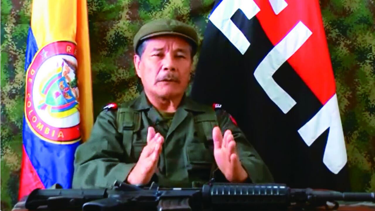 Nicolás Rodriguez, 'Gabino', jefe de la guerrilla del ELN.