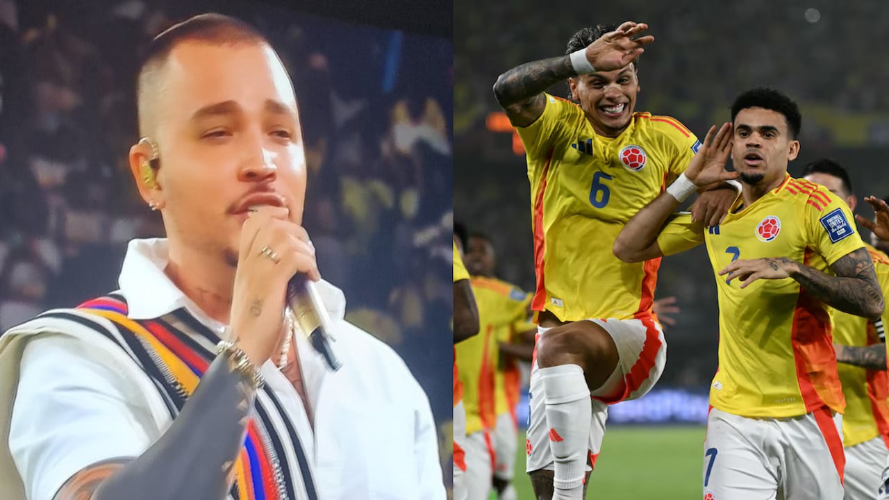 El cantante de música popular desató una ola de elogios en las redes sociales ante la aparente suerte que le dio a la tricolor.