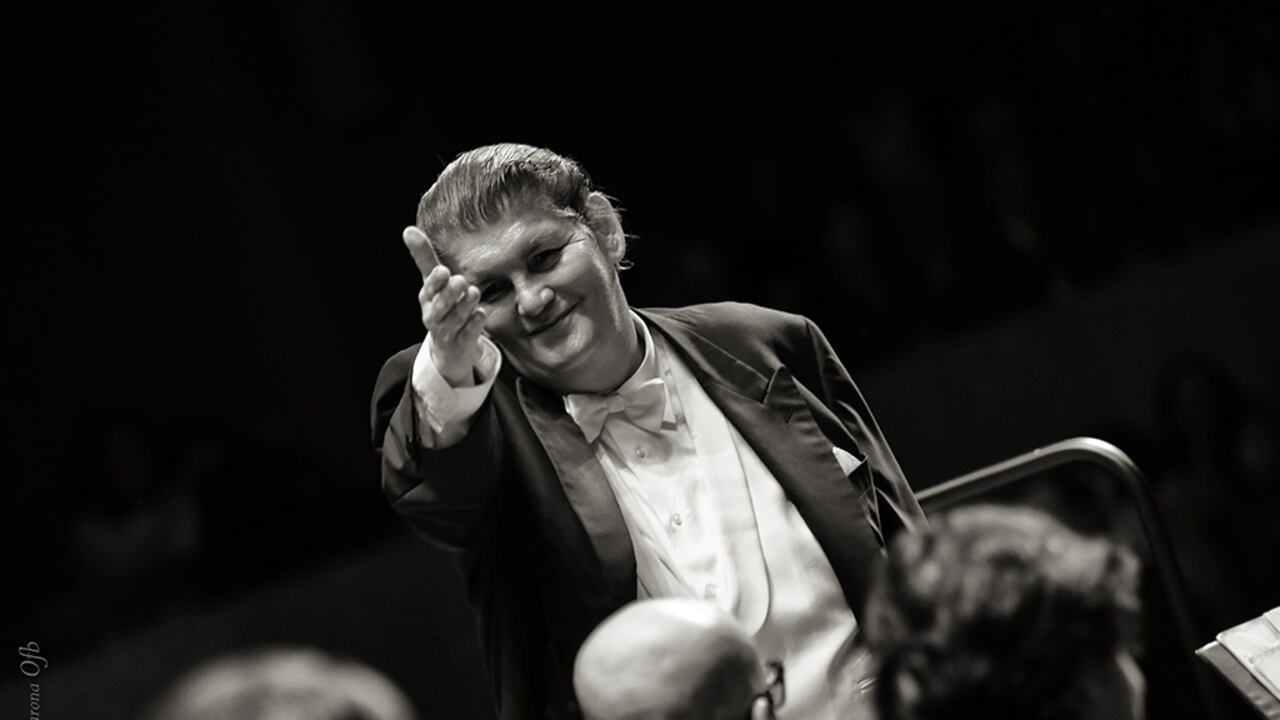 Francesco Belli es el nuevo director titular de la Orquesta Filarmónica de Cali. Foto cortesía de la orquesta.