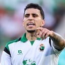 Gustavo Puerta, volante colombiano del Racing de Santander.