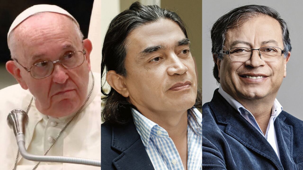 Gustavo Bolívar volvió a salir en falso con un montaje fotográfico de lo que fue la reunión entre Petro y el Papa.