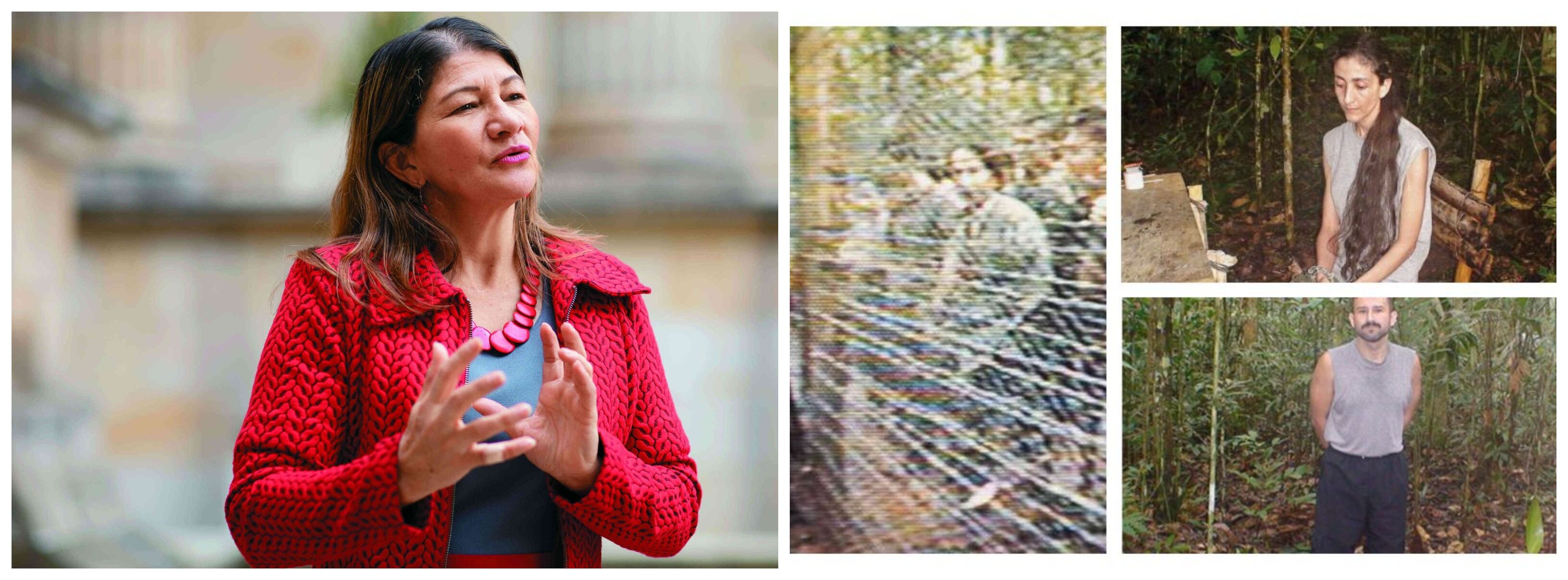 Sandra Ramírez y secuestrados