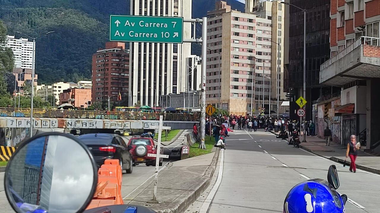 Masiva movilización de comunidades indígenas.