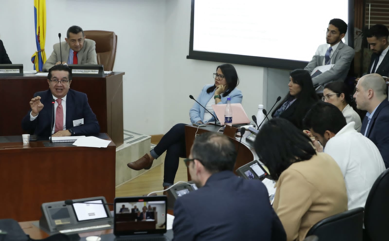 Debate de la reforma a la salud en la Comisión Séptima de la Cámara de Representantes.