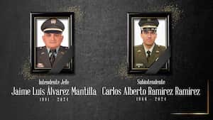 Policías asesinados en Norte de Santander.