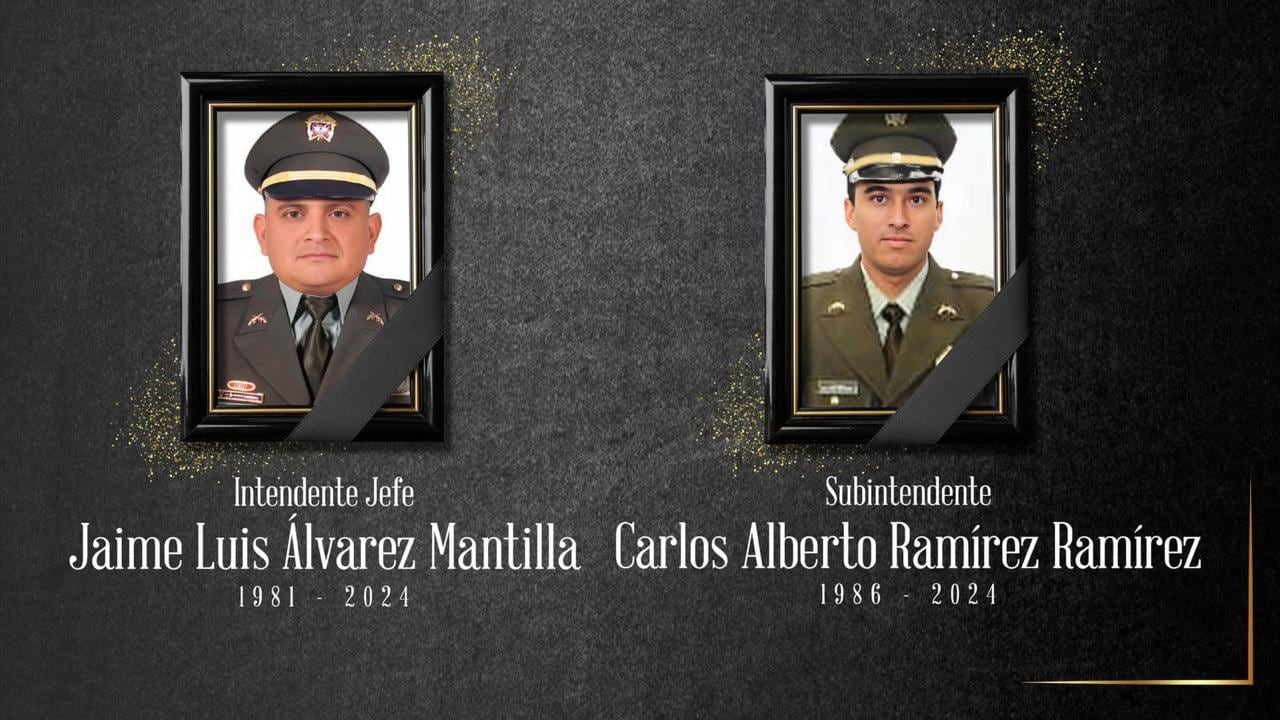 Policías asesinados en Norte de Santander.