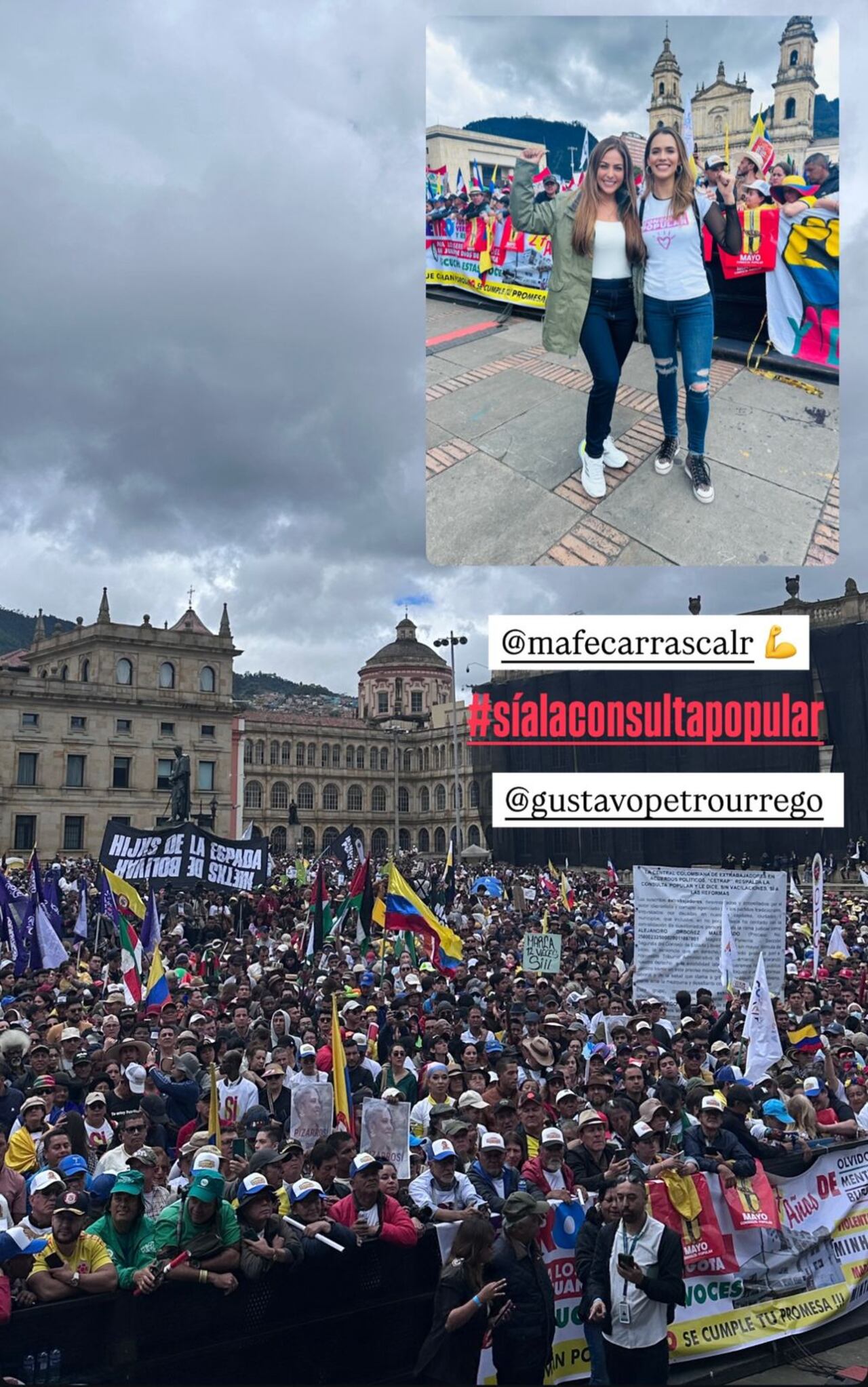 Laura Ojeda y María Fernanda Carrascal.