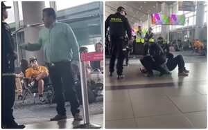 Captura de pantalla del video del incidente que se difundió por redes sociales.