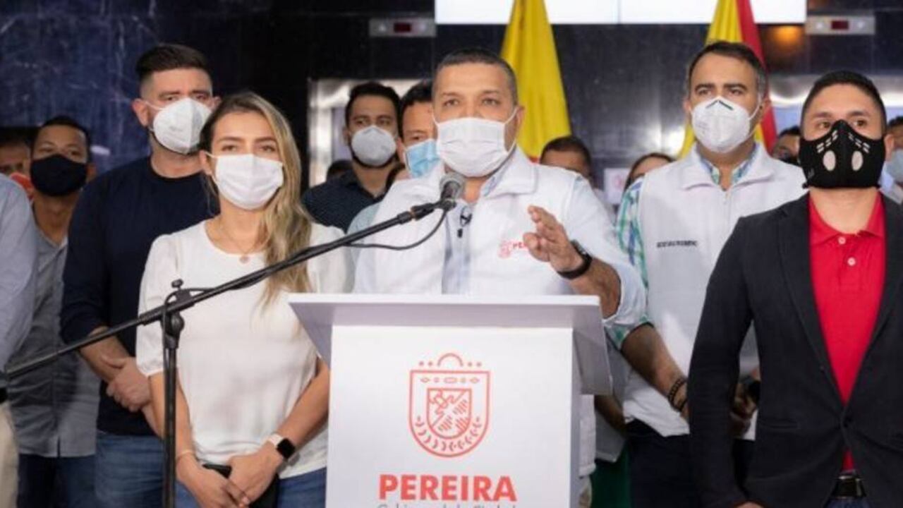 Carlos Maya, alcalde de Pereira.