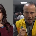 Andrea Petro y Alejandro Eder