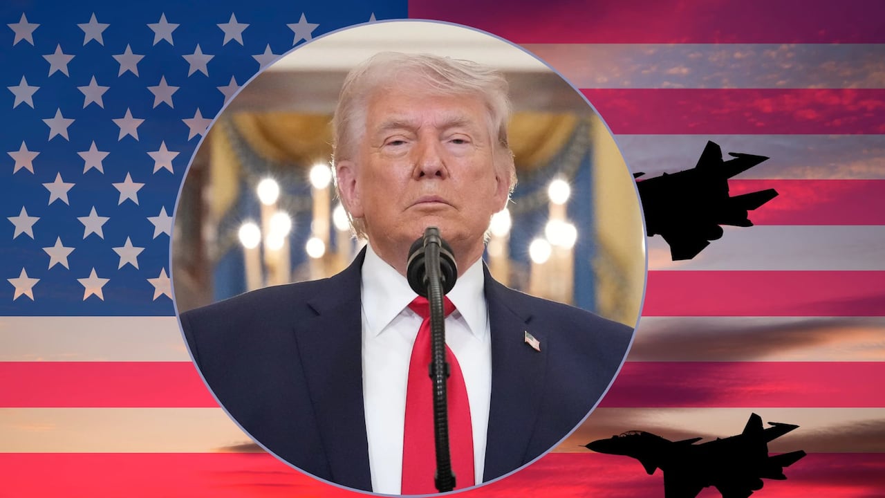 Donald Trump, protagonista de la polémica por la difusión de una imagen creada con inteligencia artificial en medio de su mensaje sobre Irán.