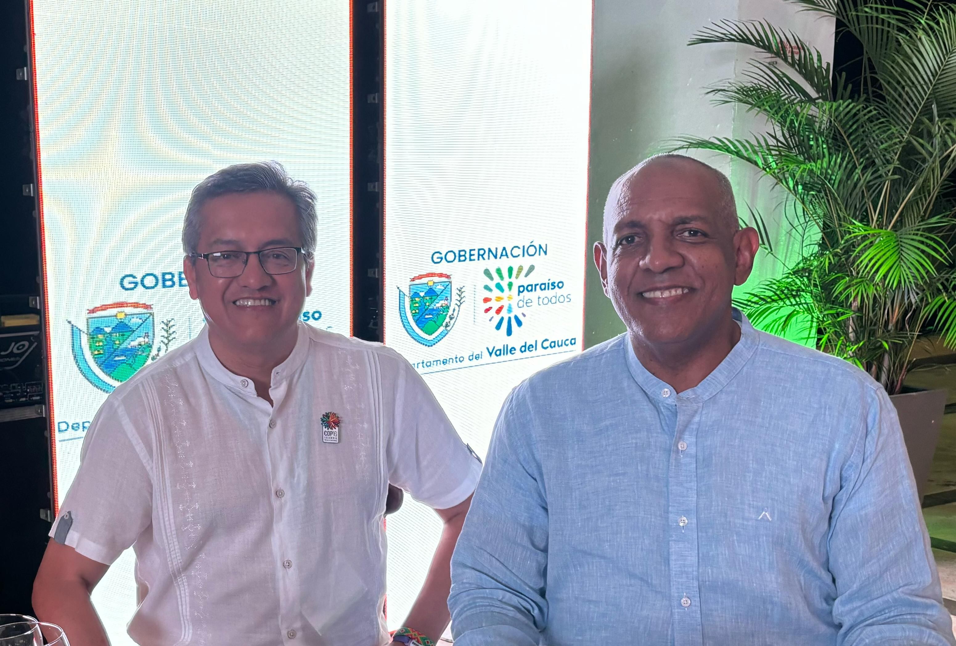 Representante Jorge Hernán Bastidas Rosero, coordinador ponente, Giovanny Ramírez Cabrera, presidente de Asoinfis y gerente de Infivalle.