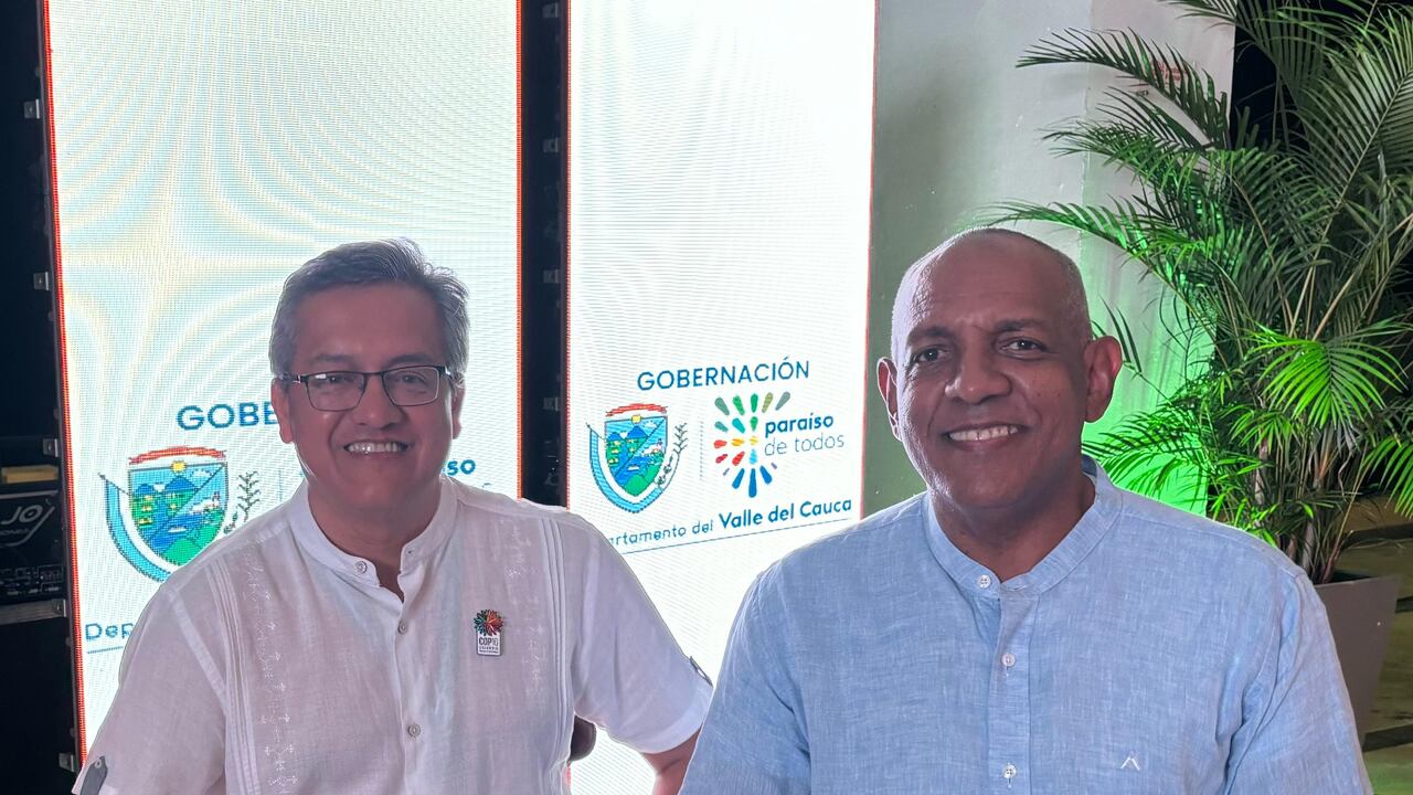 Representante Jorge Hernán Bastidas, coordinador ponente, y Giovanny Ramírez, presidente de Asoinfis y gerente de Infivalle.