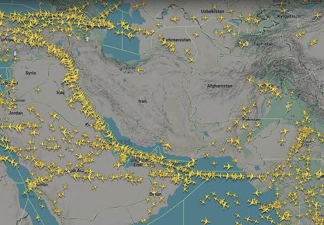 Irán lanzó una advertencia aérea