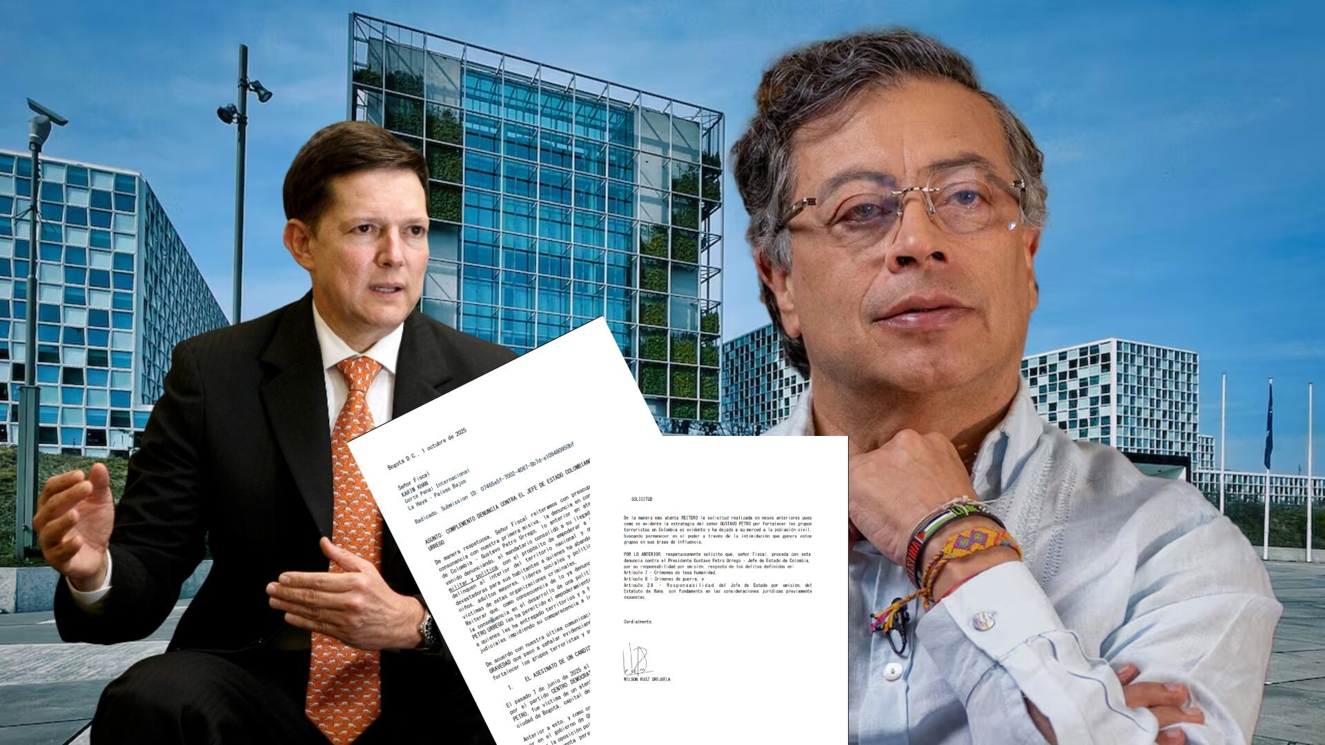 Exministro Wilson Ruiz amplió su denuncia ente la CPI contra Petro: “es clara la intención de Gustavo Petro por fortalecer los grupos terroristas”