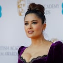 LONDON, ENGLAND - MARCH 13: Salma Hayek attends the EE British Academy Film Awards 2022 at Royal Albert Hall on March 13, 2022 in London, England. (Photo by Tristan Fewings/Getty Images)