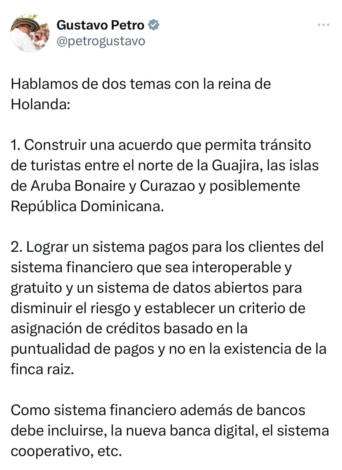 Mensaje presidente Petro