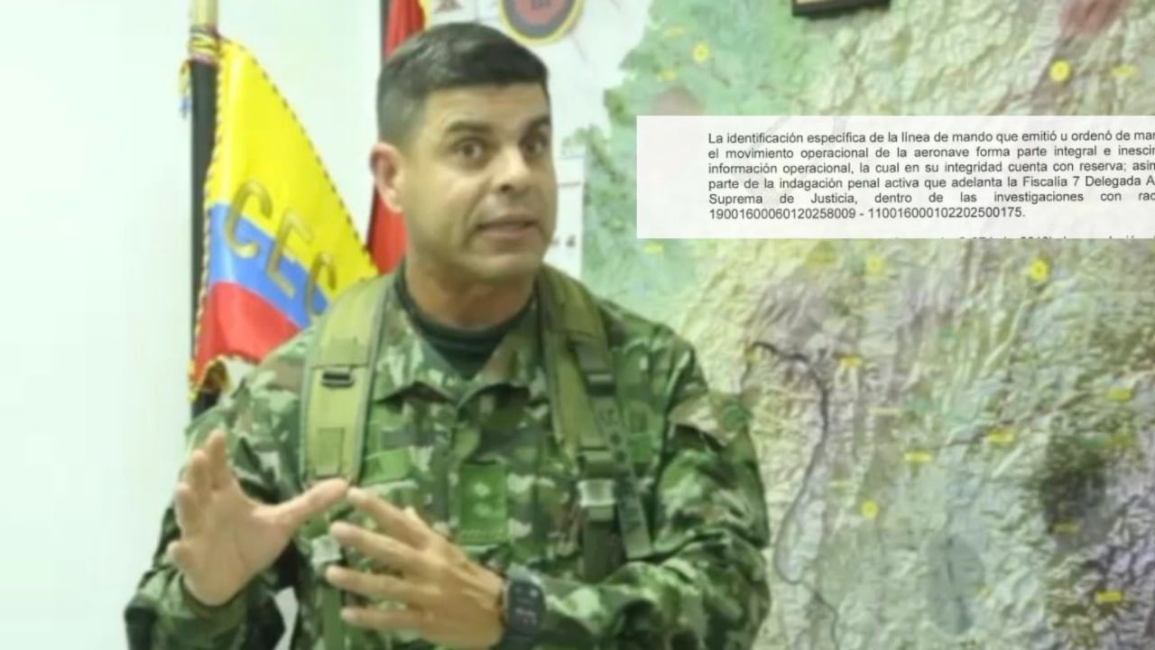 El general Federico Mejía tiene varias investigaciones.