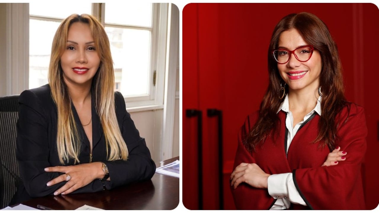 Sandra Ortiz y Catherine Juvinao.