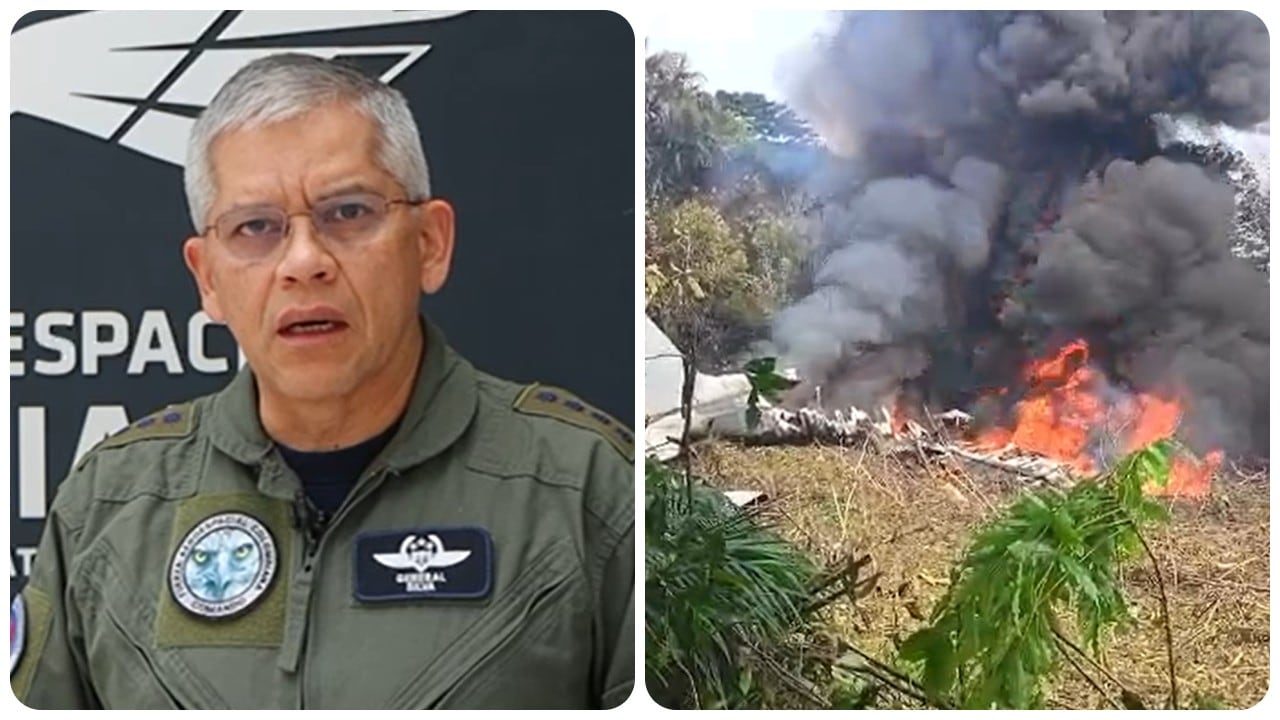 El general Carlos Fernando Silva Rueda, comandante de la FAC, entregó un balance preliminar.