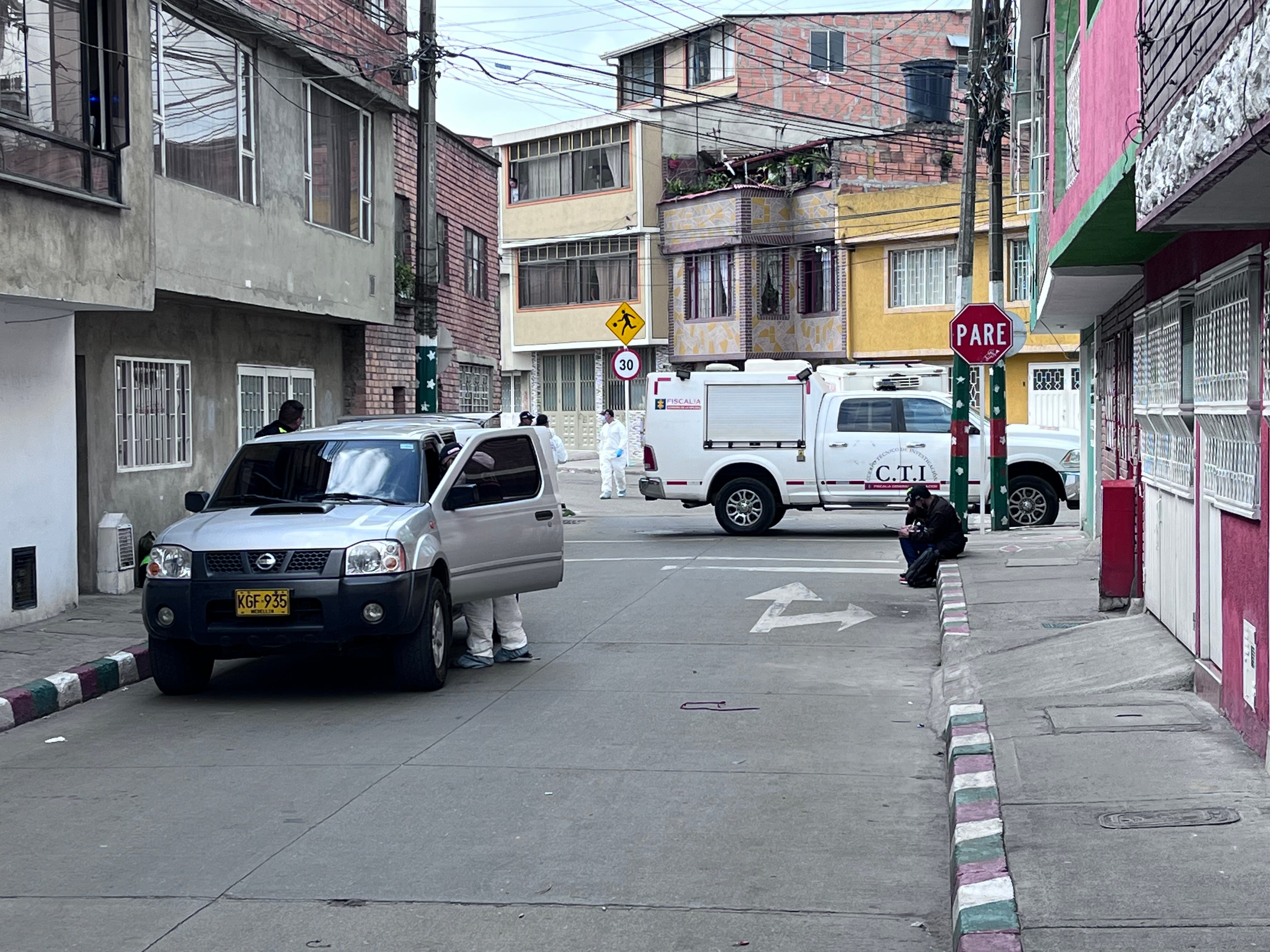 Lugar de la masacre en Bogotá