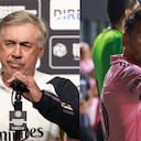 Carlo Ancelotti y Lio Messi