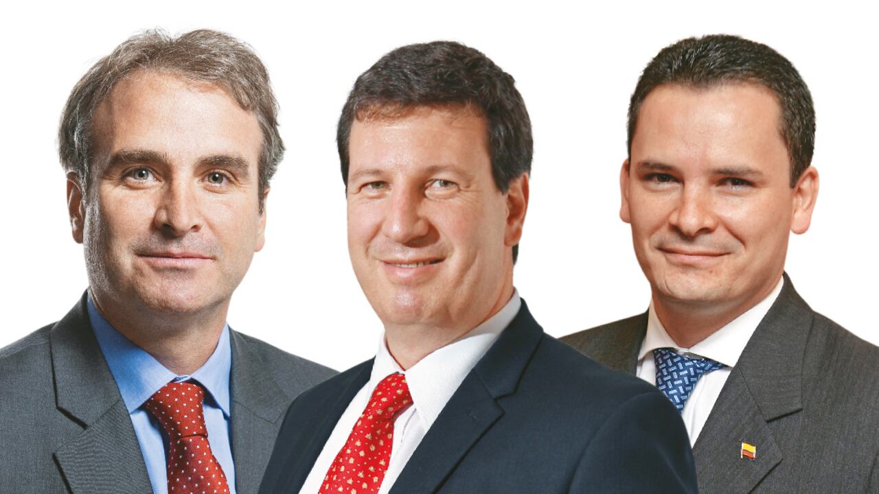 Pablo Robledo - Superintendente de Industria y Comercio, Juan Carlos Archila - Presidente de Claro, Gustavo Leaño - Presidente de Credibanco