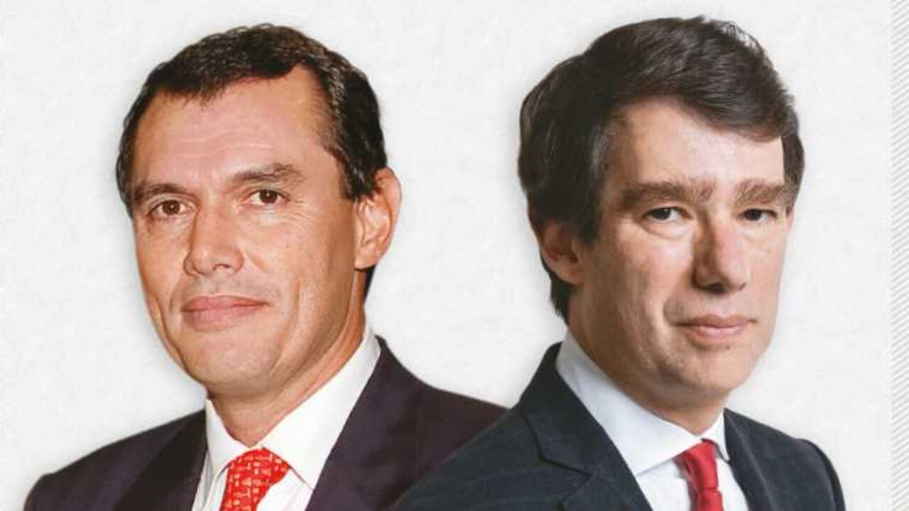 Gonzalo Toro (Vicepresidente de Bancolombia) y Francisco Reyes (Supersociedaes).