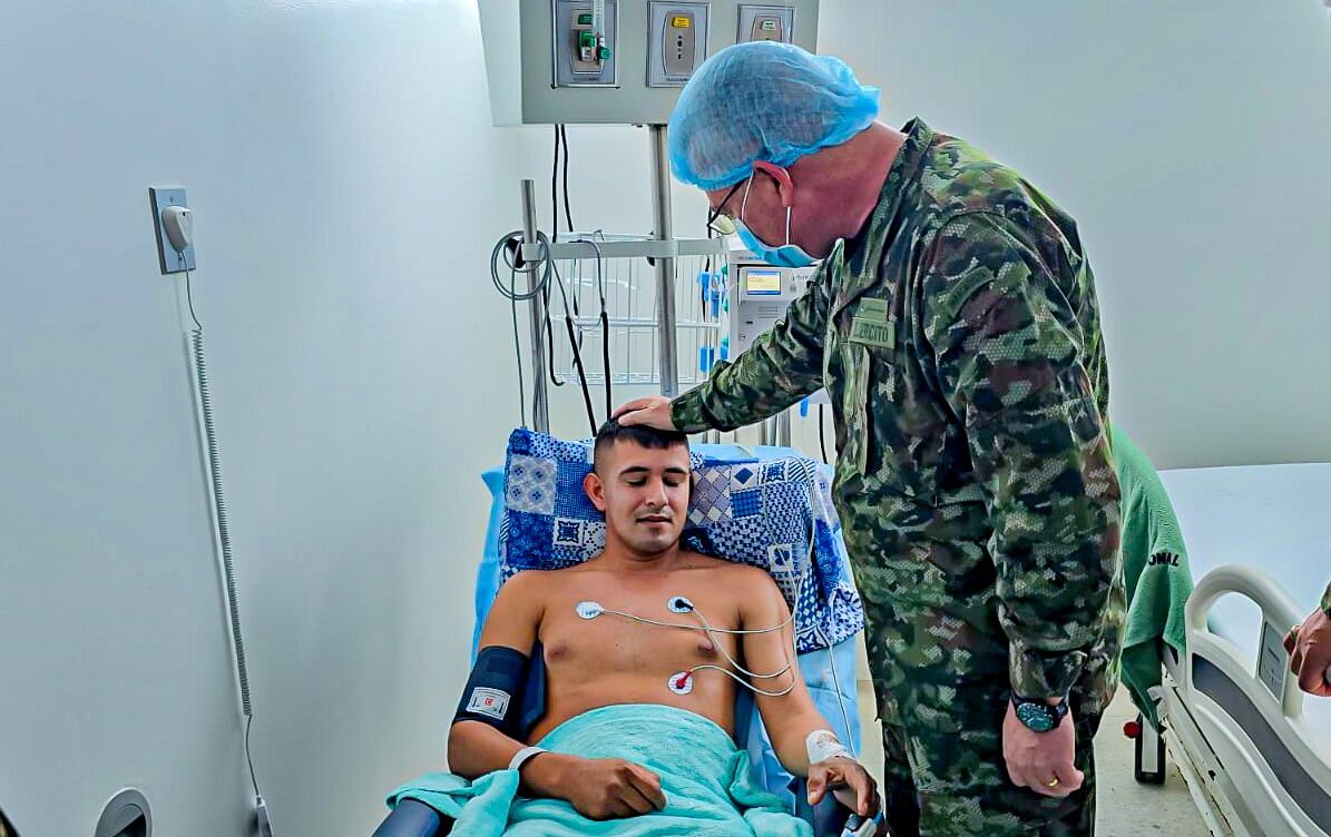 Los otros tres militares continuarán su tratamiento en la Clínica Medical Duarte, en la ciudad de Cúcuta.