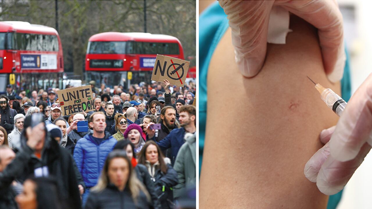 A pesar de las protestas –que en ocasiones tienen nutridas participaciones–, son cada vez más los países que exigen que la vacuna contra la covid-19 sea obligatoria.