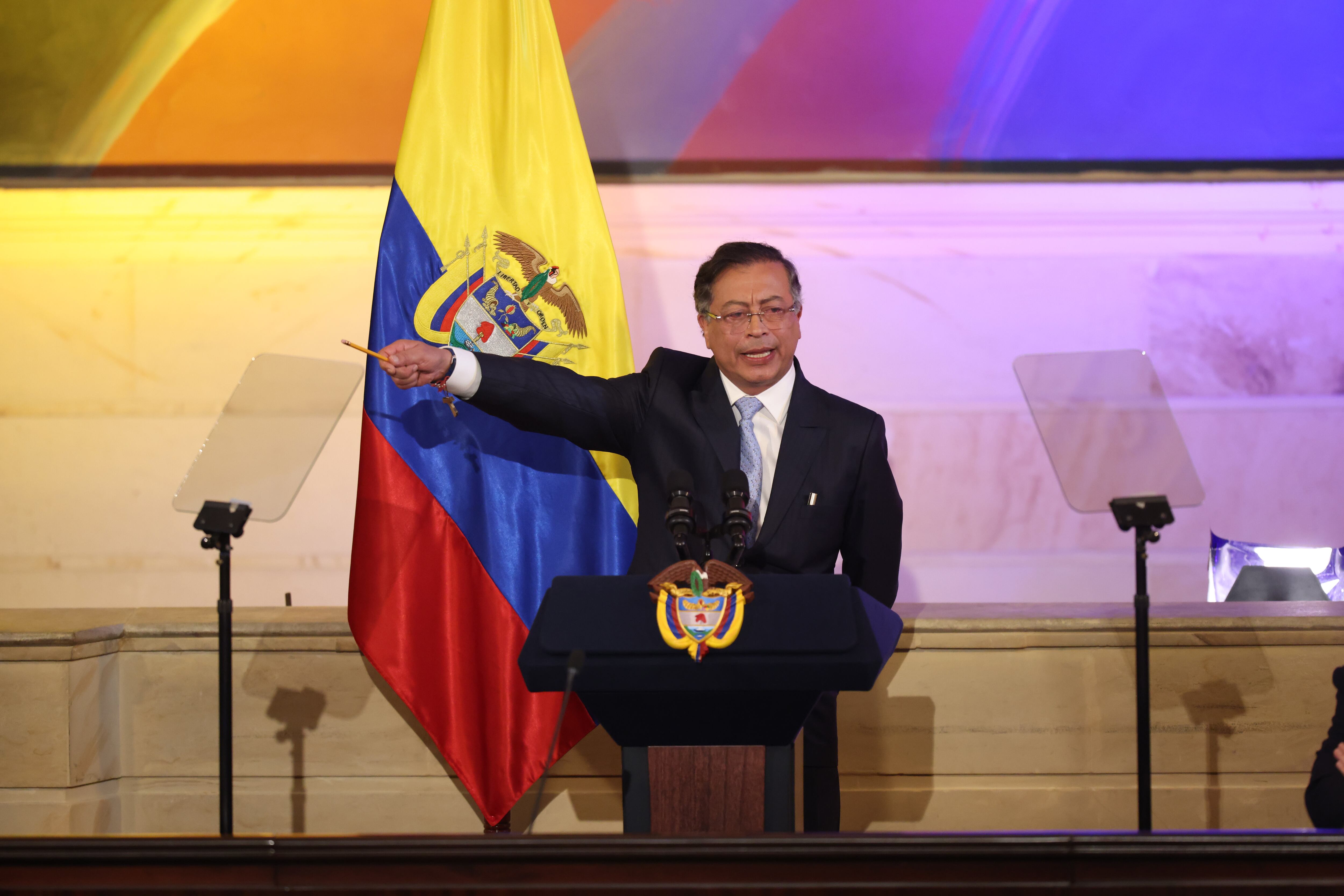 Instalación del Congreso 2025, Presidente Gustavo Petro