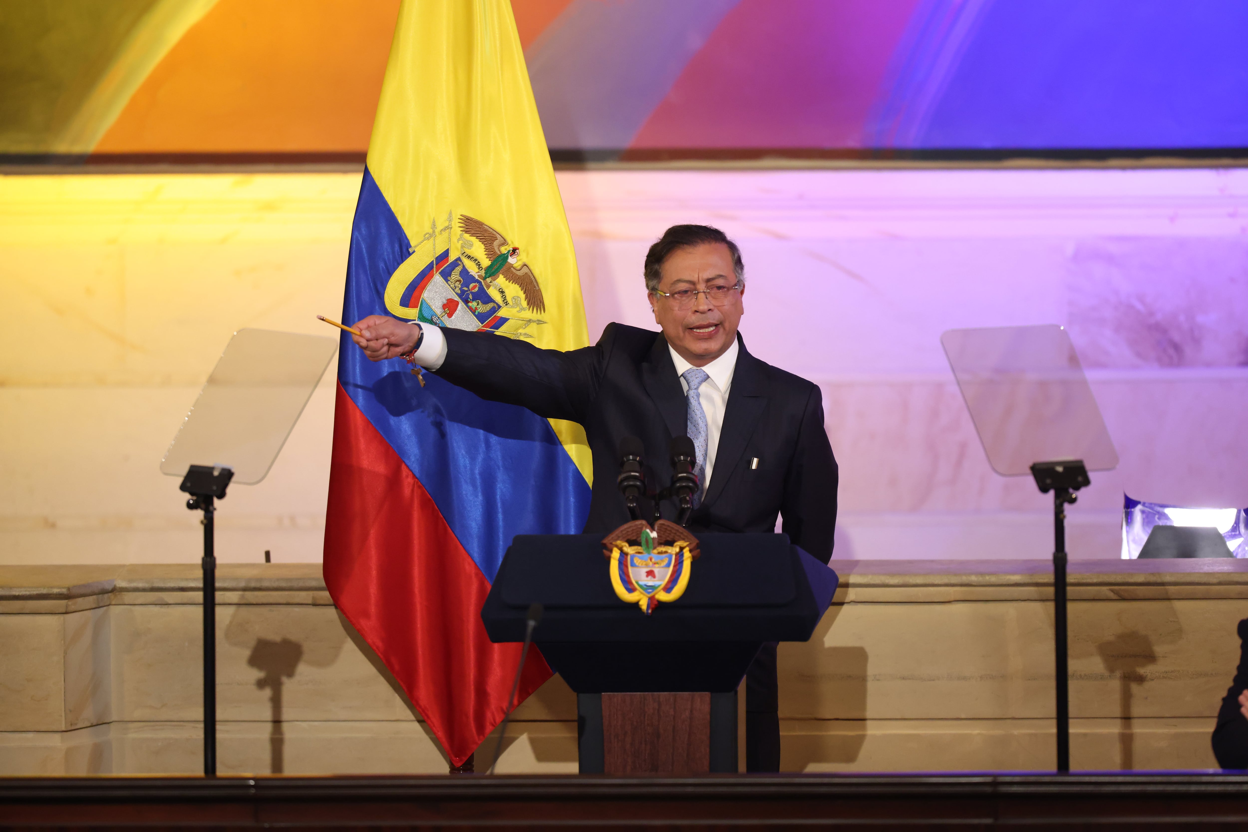 Instalación del Congreso 2025, Presidente Gustavo Petro