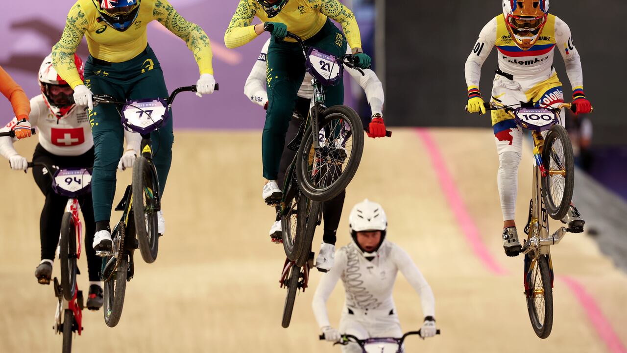 Mariana Pajón tuvo un día complicado en los cuartos de final del BMX.