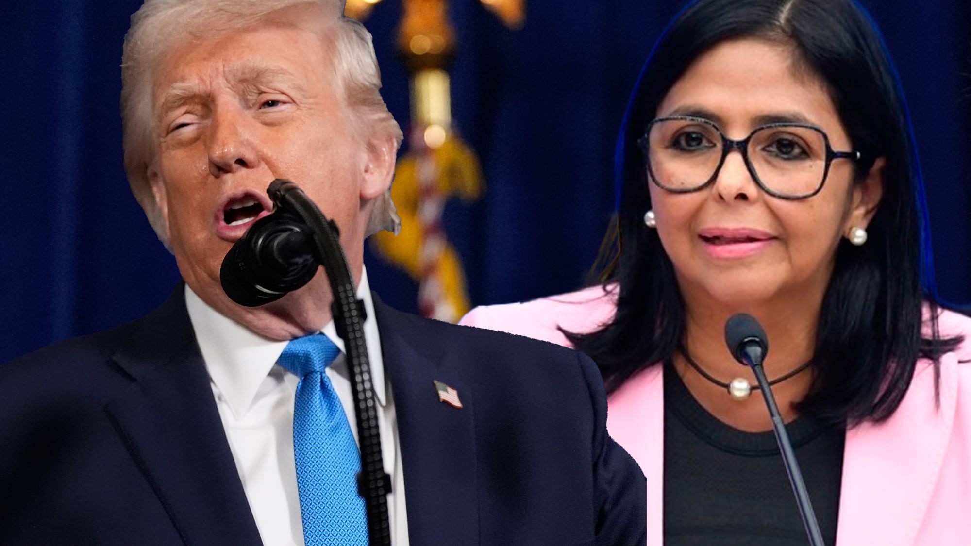 Donald Trump, Delcy Rodríguez