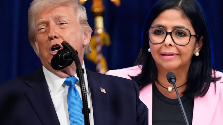 Donald Trump et Delcy Rodríguez
