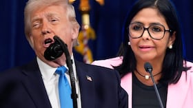 Donald Trump, Delcy Rodríguez