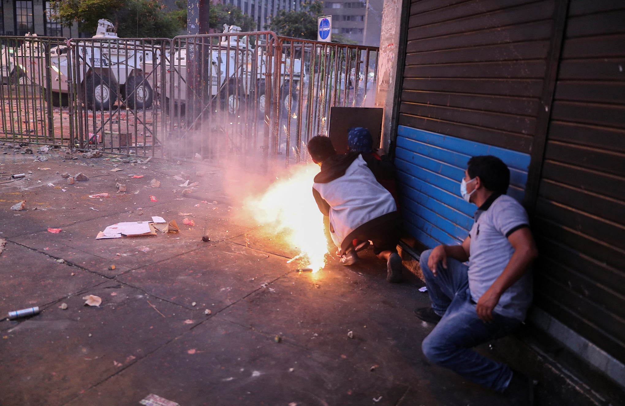 En imágenes : Protestas en Perú en medio de inestabilidad política.