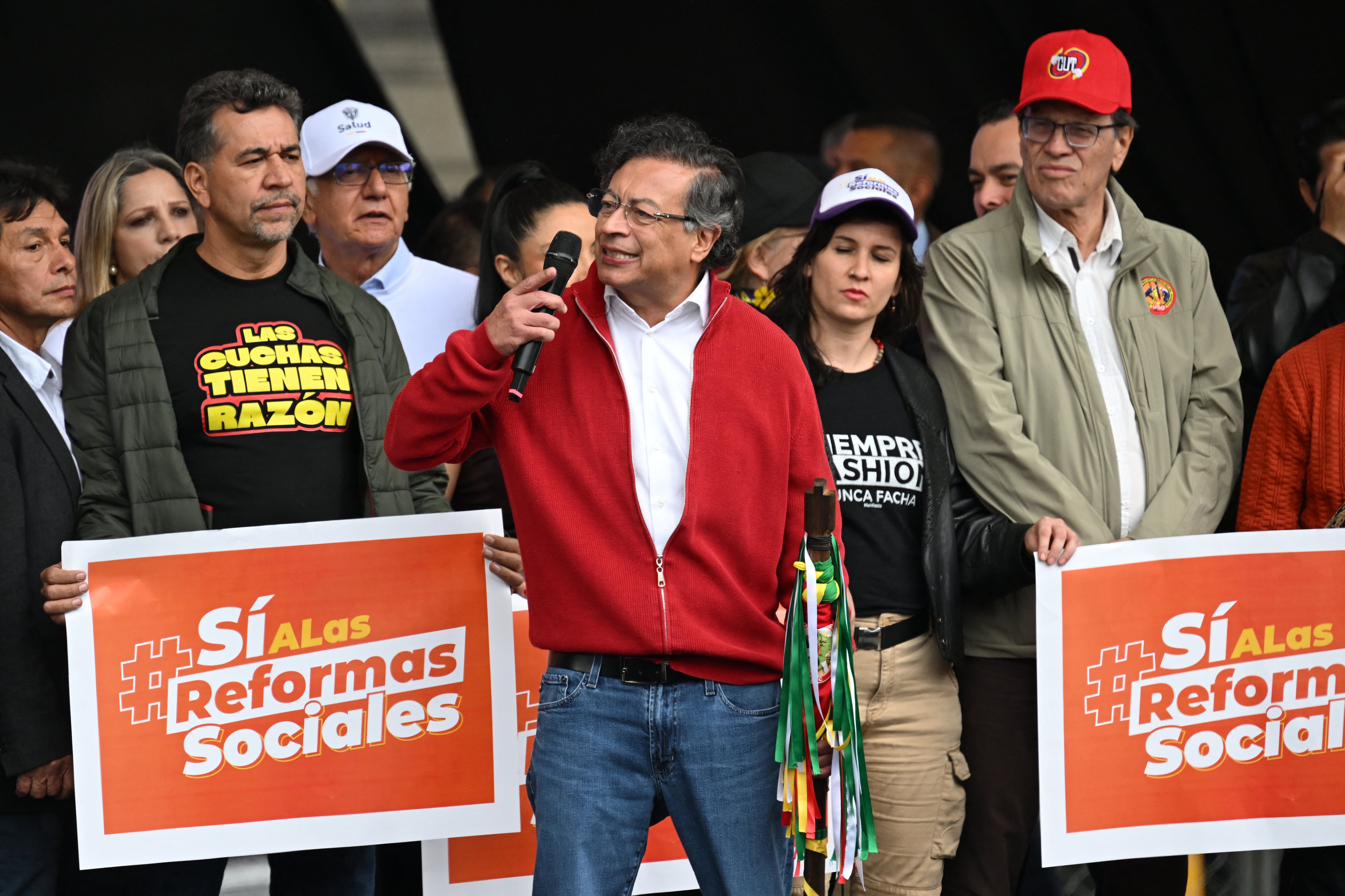 Marcha 18 marzo 2225 Gustavo Petro Plaza de Bolivar