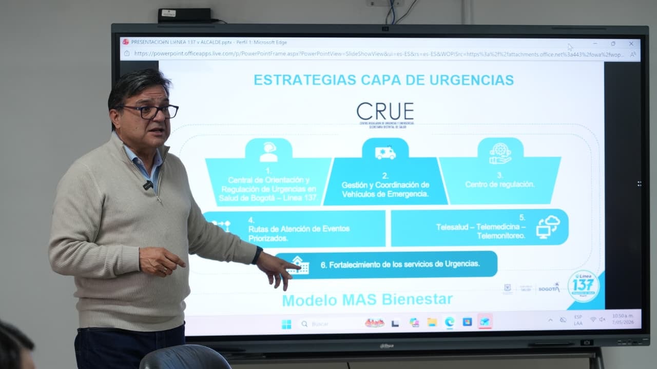Nueva línea 137 para emergencias en salud en Bogotá