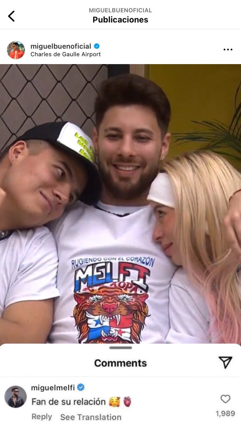 Tendencia "Fan de su relación" llegó a la casa de los famosos