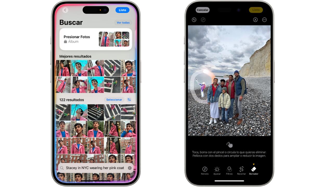 La nueva función de iOS permite eliminar objetos de una imagen sin necesidad de apps externas.