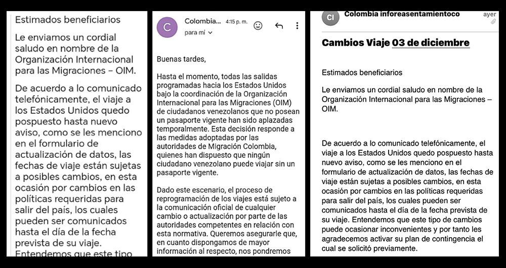     Los migrantes denuncian en redes sociales que Migración Colombia no cumple con la normativa de permitirles la salida con pasaporte vencido.