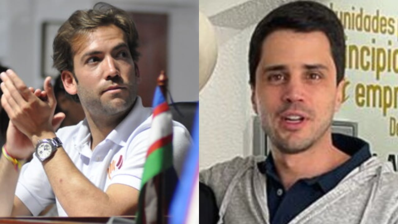 De izquierda a derecha: Martín Santos y Tomas Uribe.